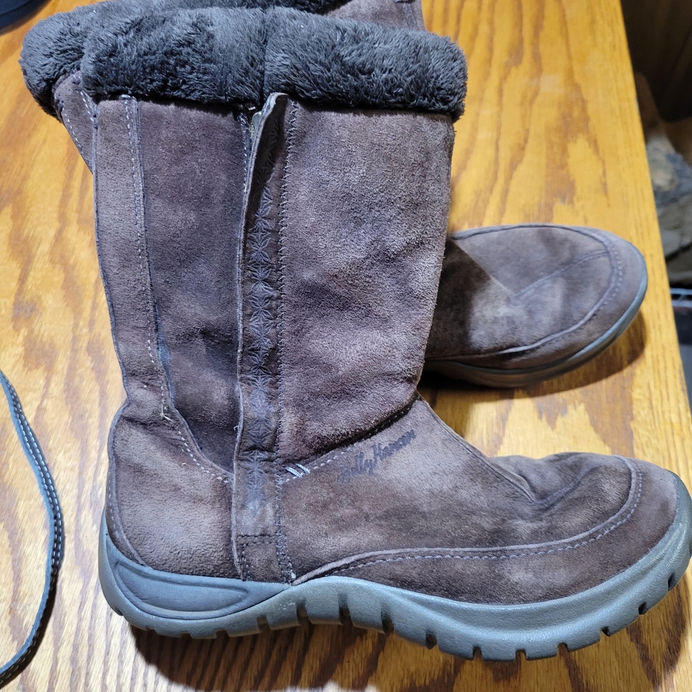 Helly Hansen Dark Brown Fur-Lined Boots